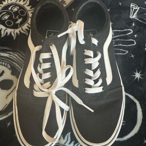 Vans Black and White Sneakers